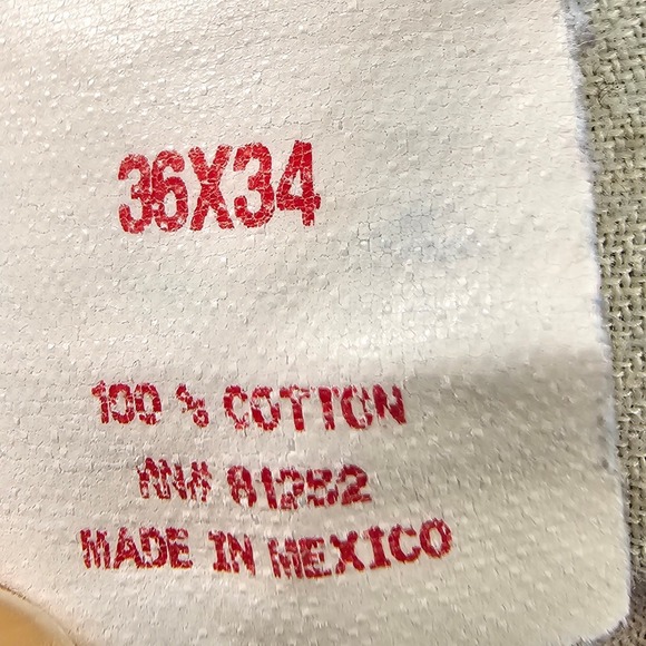 Arizona Jean Co Men's Jeans Pent Size 36x34 Blue Denim Distressed Bootcut - Picture 10 of 16